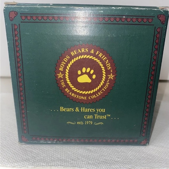 Vintage Boyds Bearstones Sir Edmund Persistence #2279 RETIRED 1996 Original Box - Picture 11 of 12